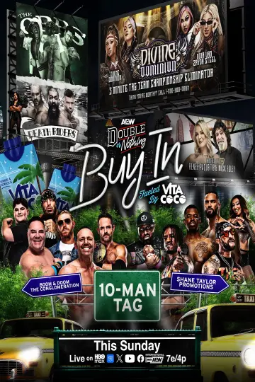 AEW Double or Nothing 2026: The Buy In постер