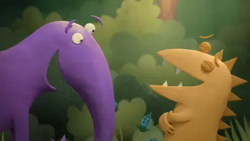 Задник к фильму "Kiri and Lou Go Raaa!" #1206128