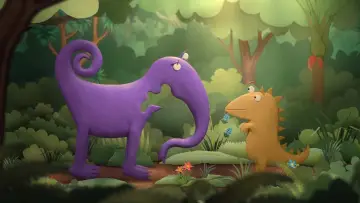 Задник к фильму "Kiri and Lou Go Raaa!" #1206129
