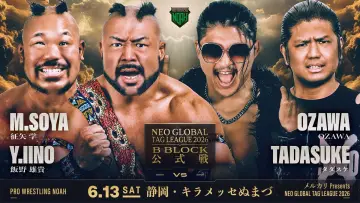 Задник к фильму "メルカリPresents NEO GLOBAL TAG LEAGUE 2026" #945269