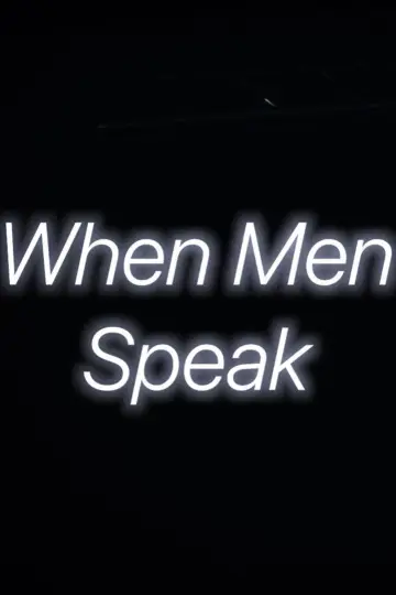 When Men Speak постер