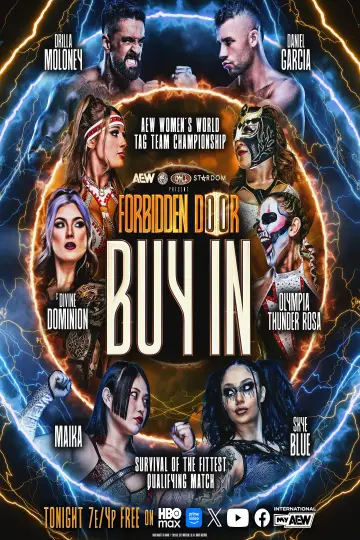 Постер к фильму "AEW x NJPW x CMLL x Stardom Present Forbidden Door 2026: Buy-In" #955528
