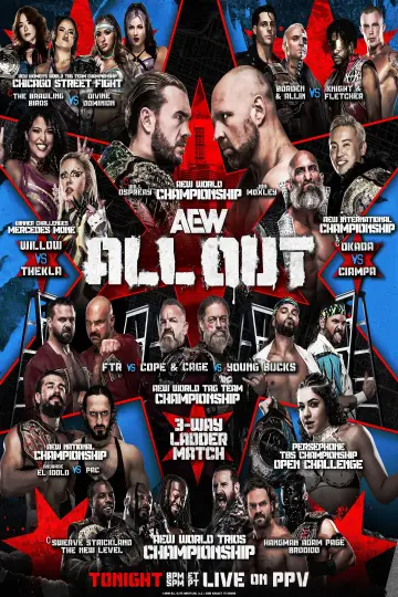 AEW All Out 2026 постер