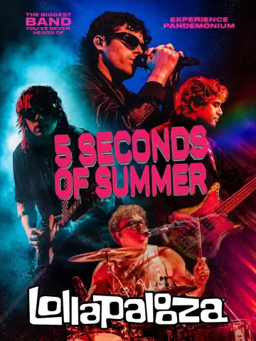 5SOS: Live at Lollapalooza постер
