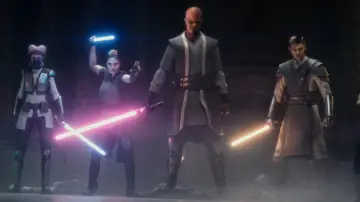 Задник к фильму "Vader Episode II: Echoes of the Jedi" #1196216