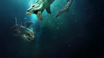 Задник к фильму "Jurassic Sharks" #1203817