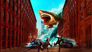 Задник к фильму "Sharkzilla Takes New York" #1203826