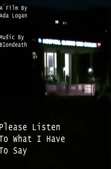 Постер к фильму "Please Listen To What I Have To Say" #1193067