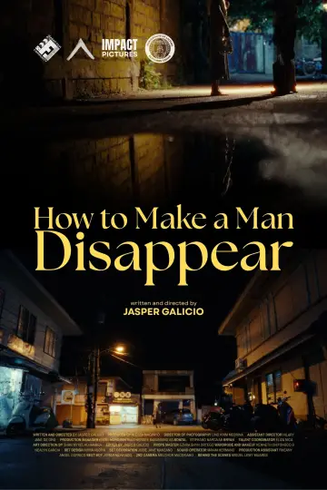 How to Make a Man Disappear постер