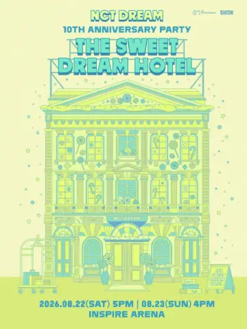NCT DREAM 10TH ANNIVERSARY PARTY 'THE SWEET DREAM HOTEL' постер