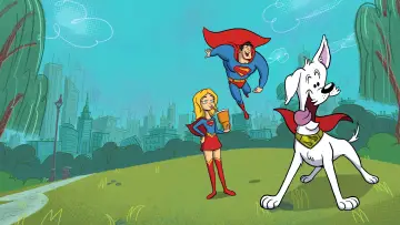 Задник к фильму "Krypto Saves the Day!: Space Busted" #1649097