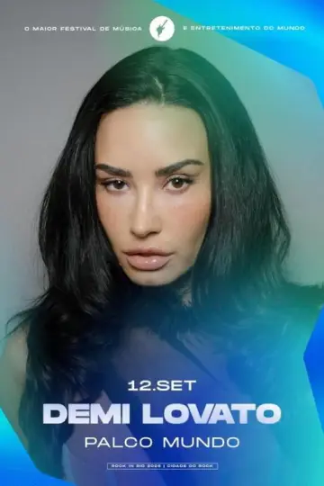 Demi Lovato - Rock in Rio 2026 постер