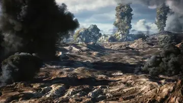 Задник к фильму "Toba, le volcan qui a failli tuer l