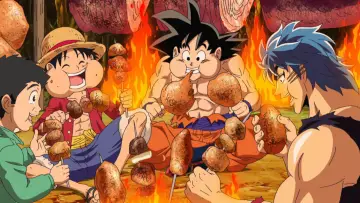 Задник к фильму "ドリコ×ONE PIECE×ドラゴンボールZ 超コラボスペシャル!!" #1048476