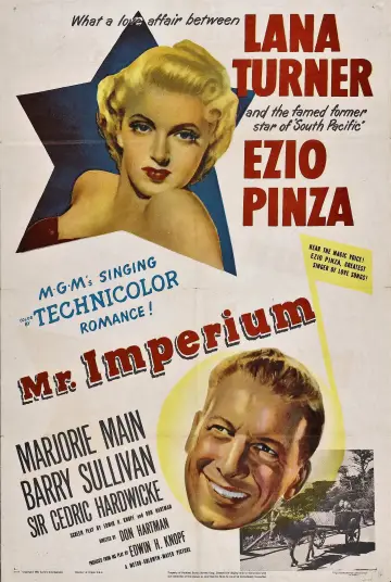 Постер к фильму "Mr. Imperium" #659493
