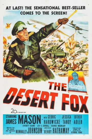 Постер к фильму "The Desert Fox: The Story of Rommel" #1083211