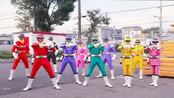 Задник к фильму "電磁戦隊メガレンジャーVSカーレンジャー" #1133703