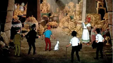 Задник к фильму "Тинтин и Храм Солнца" #1859867