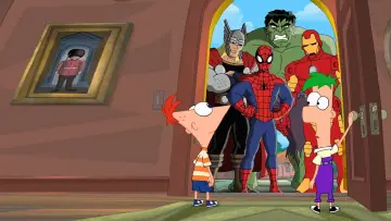 Задник к фильму "Финес и Ферб: Миссия Marvel" #394376