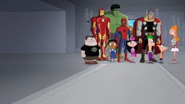 Задник к фильму "Финес и Ферб: Миссия Marvel" #394378