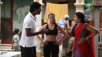 Задник к фильму "மத கஜ ராஜா" #1782853