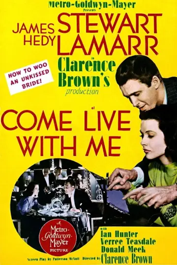Постер к фильму "Come Live with Me" #981175