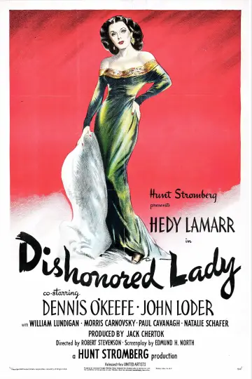 Постер к фильму "Dishonored Lady" #1130049