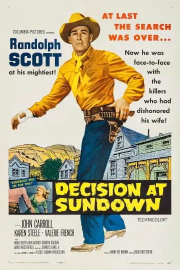 Постер к фильму "Decision at Sundown" #1069598
