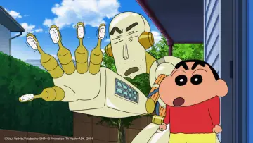 Задник к фильму "クレヨンしんちゃん ガチンコ!逆襲のロボとーちゃん" #398276