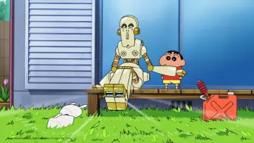 Задник к фильму "クレヨンしんちゃん ガチンコ!逆襲のロボとーちゃん" #398279