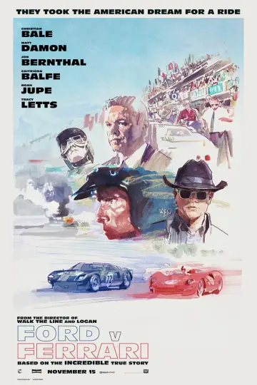 Постер к фильму "Ford против Ferrari" #180057