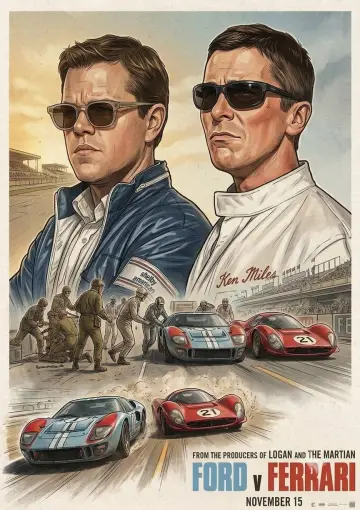 Постер к фильму "Ford против Ferrari" #960851