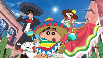 Задник к фильму "クレヨンしんちゃん オラの引越し物語 サボテン大襲撃" #426684