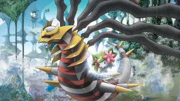 Задник к фильму "劇場版ポケットモンスター ダイヤモンド&パール ギラティナと氷空（そら）の花束 シェイミ" #325991