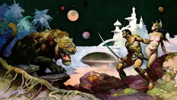 Задник к фильму "Frazetta: Painting with Fire" #1169872