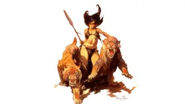 Задник к фильму "Frazetta: Painting with Fire" #1169873