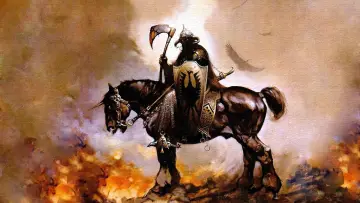 Задник к фильму "Frazetta: Painting with Fire" #1169874