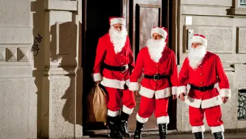 Задник к фильму "La banda dei Babbi Natale" #307643
