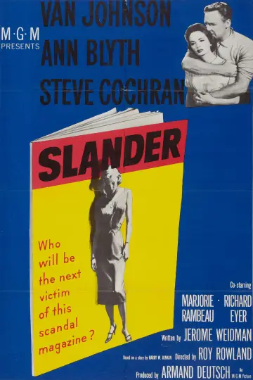 Постер к фильму "Slander" #732965