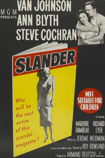 Постер к фильму "Slander" #732971