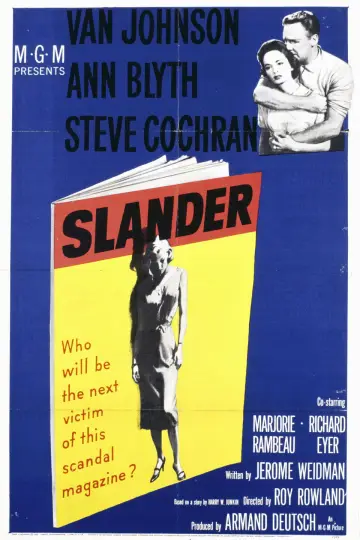 Постер к фильму "Slander" #732973