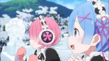 Задник к фильму "Re:Zero. Жизнь с нуля в альтернативном мире: Снежные воспоминания" #385139