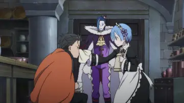 Задник к фильму "Re:Zero. Жизнь с нуля в альтернативном мире: Снежные воспоминания" #385140
