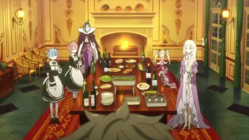 Задник к фильму "Re:Zero. Жизнь с нуля в альтернативном мире: Снежные воспоминания" #385142