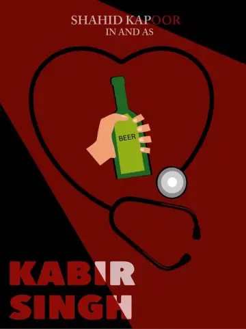 Постер к фильму "Кабир Сингх" #405534