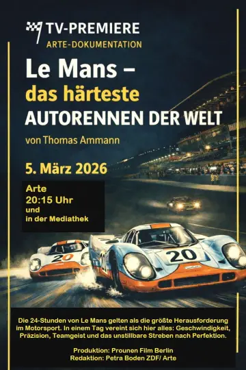Постер к фильму "Le Mans - Das härteste Autorennen der Welt" #1183756