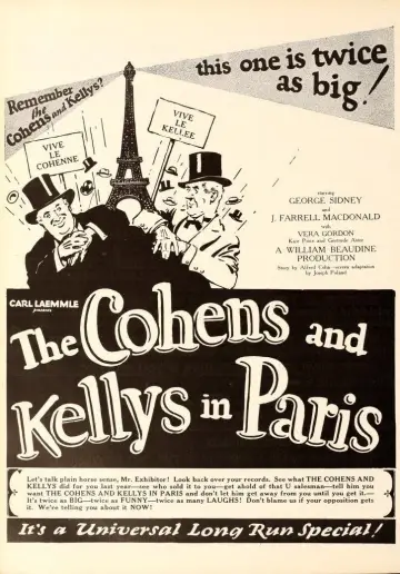 Постер к фильму "The Cohens and the Kellys in Paris" #1574070