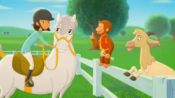 Задник к фильму "Curious George: Royal Monkey" #339563