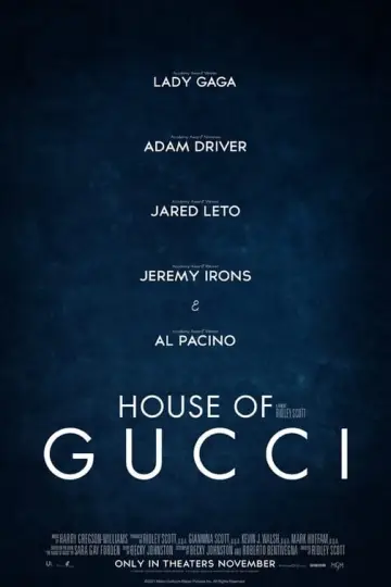 Постер к фильму "Дом Gucci" #274794