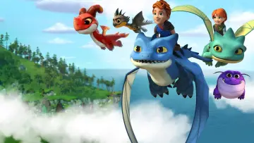 Задник к фильму "Dragons: Rescue Riders: Hunt for the Golden Dragon" #505848